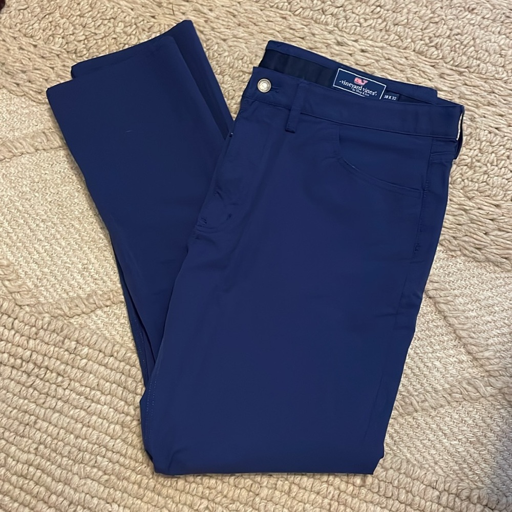 M 38x32 Vineyard Vines dress pants flat front with stretch